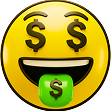 Money face emoji
